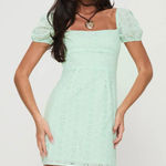 Princess Polly  Havena Sweetheart Mini Dress Womens Size 6 Sage Easter Romantic Photo 0