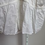 Aerie  White‎ Eyelet Button Front Tank Top Sleeveless Cami Blouse Large L Photo 9