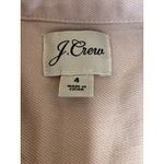 J.Crew Women's Beige Collared Short Sleeve Zip Mini Utility Shirt Dress Size 4 Photo 2
