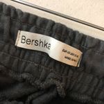 Bershka Womens Cargo Pants Capri Crop Wide Leg Knit Pull On Cotton Blend Gray XS Photo 2