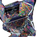 Johnny Was Reusable Shopper Tote Bag Foldable Abstract Floral Print Photo 6