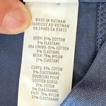 Aerie NWT Square Neck Strappy Lace Up Unlined Adjustable Bra in Slate Blue Photo 4