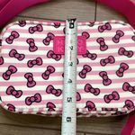 Hello Kitty  Pink Bow Crossbody Cosmetic Vinyl Travel‎ Bag Photo 9