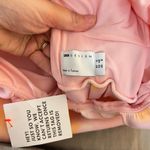 ASOS NWT Pink Orange Bubble Smock Puff Sleeve Scuba Open Back Mini Dress Size 8 Photo 6