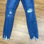 Pistola Special A Skinny Distressed Jeans Women's Dark Wash Sz 25 Mid Rise Photo 1