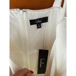 Lulus NWT  Guessing Game White Bodycon Midi Dress Fitted Party Homecoming Size S Photo 2