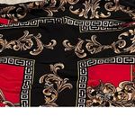 Bongo  Womens Top Size L Red Black Lace Plunging Neckline Sexy Lace Clubwear Photo 4