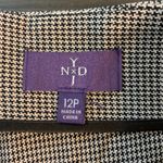 NYDJ Womens Houndstooth Ankle Bootcut Lift Tuck Dress Pants Size 12P Petite Photo 2