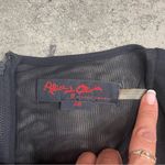 Alice + Olivia Elegant Black Long Sleeve Mesh Dress XS Photo 4