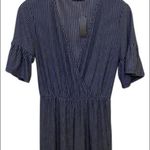 Bershka Navy pinstripe jumpsuit Size XS Photo 9
