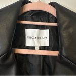 Rebecca Minkoff faux leather blazer jacket size small Photo 1