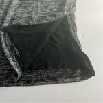 EXPRESS side zipper midi skirt black marl small Photo 3