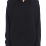Chaser Black Waffle Thermal Knit Hoodie Photo 0