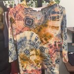 C'est La Vie womens small hooded tie dye shirt Multiple Photo 1