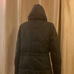 Cole Haan Women's M Black zip puffer collar vest coat w/ gold hardware Photo 8