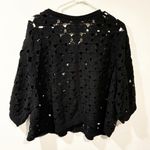 Torrid  Plus Size Black Crochet Shrug Sweater Knit Cardigan Size 4X Photo 5