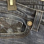 Big star  Brigette Dark Wash Dark Threading Skinny Jeans. Size 26. Photo 2