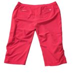 Zenergy By Chicos Red Golf Cropped Pants Size 3 Photo 5