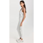 Spiritual Gangster Ballet Rib Jumpsuit - Gray - Medium Photo 6
