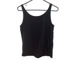 New York And Company New York & Co women's large black sleeveless pullover tank top with sequin Photo 7