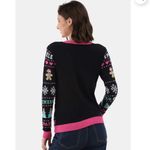 No Boundaries Christmas Womens Sweater Teddy Bear Balls Ornaments Hearts Sequins Size Medium Photo 1