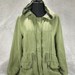 Sanctuary Crafted & Tailored Military Jacket Womens Large Green Utility Pockets Photo 0