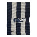 Vineyard Vines White Ruffle V Neck Midi Dress Striped Belt Women Size Medium Photo 10