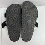 Birkenstock Women’s Size 37 US 6 6.5 Leather Sandals Anthracite Metallic Pewter Photo 11