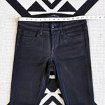 joe's jeans The Skinny Jeans in Coated Black Size 28 Photo 7