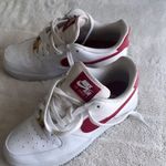 Nike Red White And Gold  Air Force 1s Photo 0