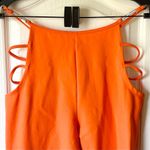 I am gia I.AM.GIA Lucid Set Cutout Crop Top Pants Orange Medium EUC Photo 7