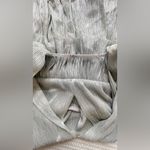 Sabina Musayev Silver Tiered Mini Dress Size L Photo 9