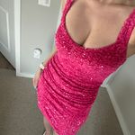 Princess Polly Hot Pink Sequin Dress Photo 8