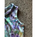 Roz & Ali  Women's Purple/Green floral sleeveless blouse size‎ 2X Photo 4