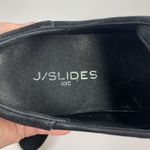 J/Slides Alara Sz 7.5 Shoes Fashion Sneaker Slip On Women’s Black Suede Leather Photo 5