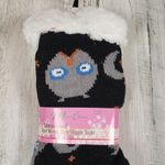 NWT Mari Clare Sherpa Lined Knit Winter Owl Moon Star No Photo 2