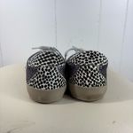 Shu Shop Paula Pewter Glitter Low Top Lace Up Sneakers Metallic Leather Sneakers Silver Size 8 Photo 5