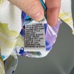 Alia Purple & Yellow Floral Hawaiian Button Up Shirt Photo 4