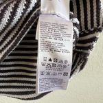 Levi's Dark Grey White Striped Crochet Knit Tank Top Womens Small Photo 5