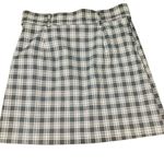 Divided Black and White A-Line Belted Mini Skirt Photo 1