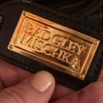 Badgley Mischka  Leather hobo bag wi/gold accents BEAUTIFUL Classic design Photo 2