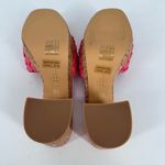 Shu Shop Gladys Braided Cork Heeled Sandals in Coral size 8.5 Pink Photo 7