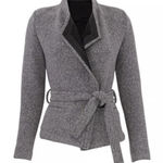 IRO  Awa Wool Blend Jacket Size 38 Belted Designer Classic Paris Quiet Luxury Photo 0