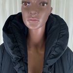 Cole Haan NWT  Down Long Puffer Quilted Down Winter Coat Jacket Parka Sz XL Black Photo 9