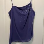 After Dark 3 Pc. Long Gown Set Purple with Beading Size 12 NWT Photo 4