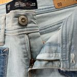 Hollister Patch Pocket Low Rise Denim Short Shorts in Blue Light Wash - Size 00 Photo 2