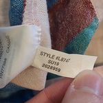 Madewell CAP SLEEVE STRIPED LINEN BLEND TIE ACCENT WIDE LEG JUMPSUIT 4 Photo 11