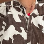 Brown Cow Print Jeans Denim‎ Straight Leg size XS 00 Photo 3