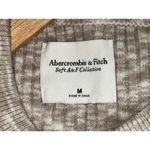Abercrombie & Fitch  Soft AF Tan Ribbed Knit Long Sleeve Crew Neck Sweater Size M Photo 2