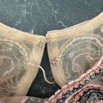 Sherri Hill Cropped Halter Top Embroidered Beaded Pink Grey Prom Bollywood Sz 8 Photo 3